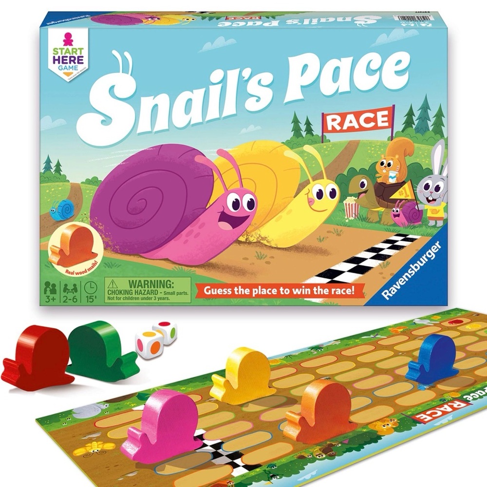 Ravensburger Snail's Pace Race children's board game
